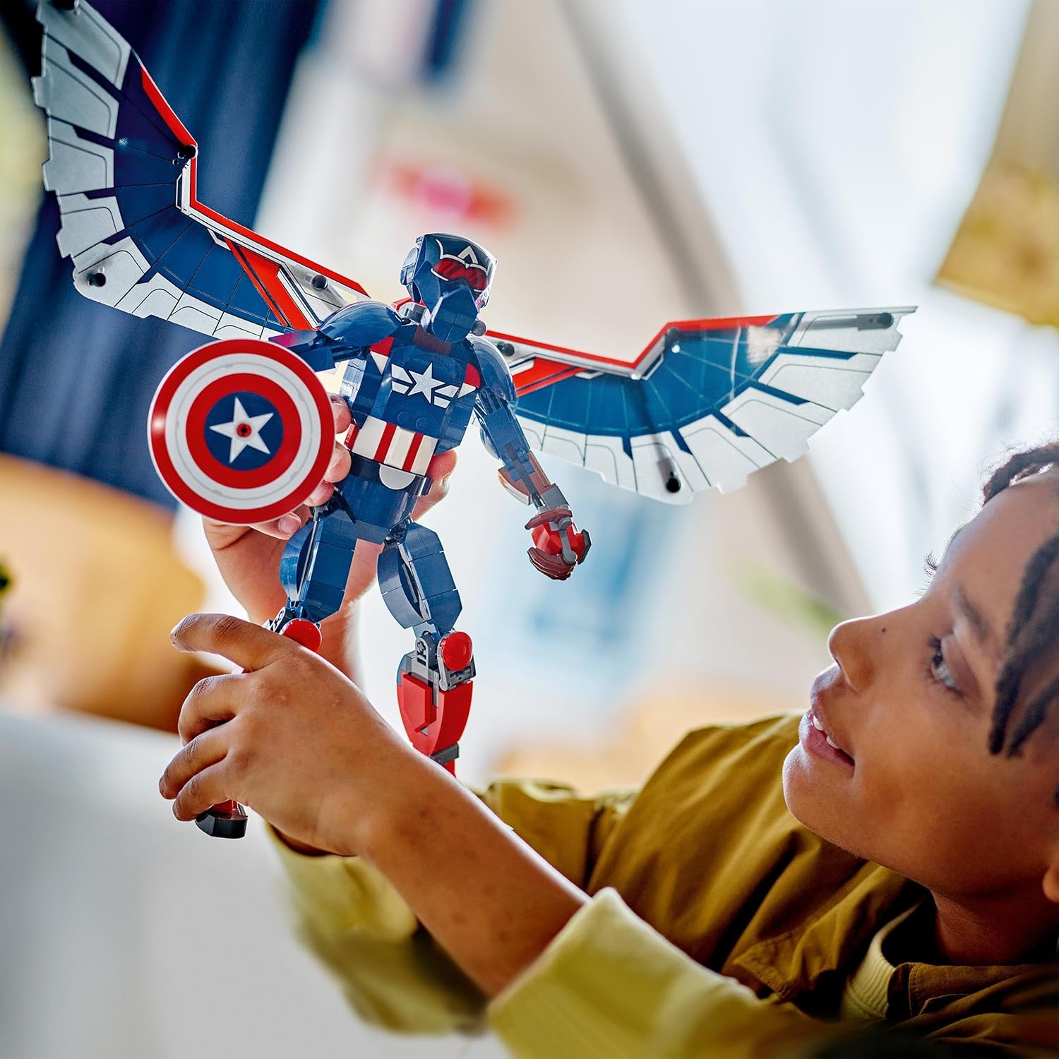 LEGO Marvel New Captain America Building Kit For Ages 8+