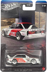 Hot Wheels Silver Series 1:64 Scale Audi 90 Quattro Toy Car for Ages 3+