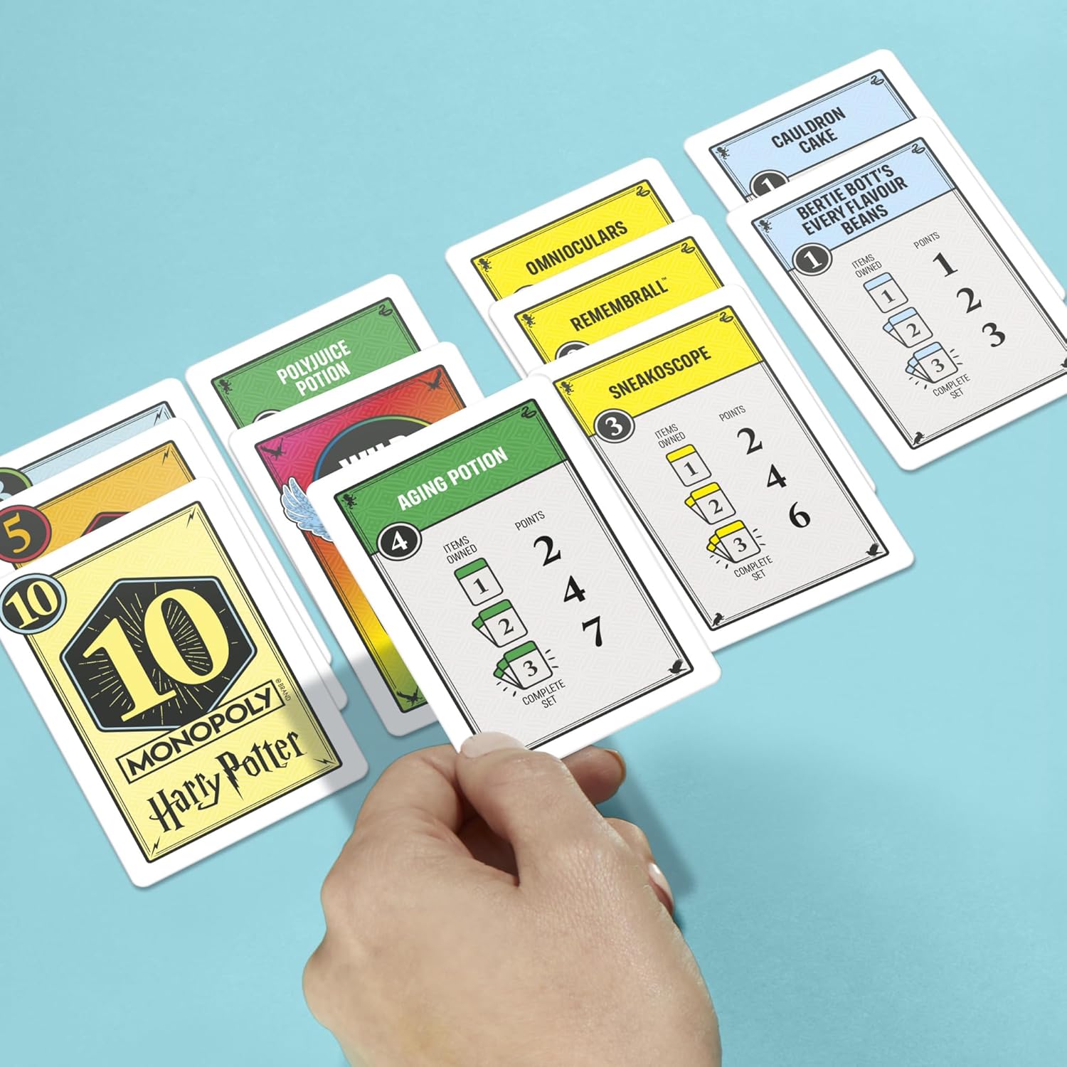 Monopoly Deal Harry Potter Edition Card Game | Quick-Playing Card Game | Fun Games For Families And Kids | Ages 8 And Up