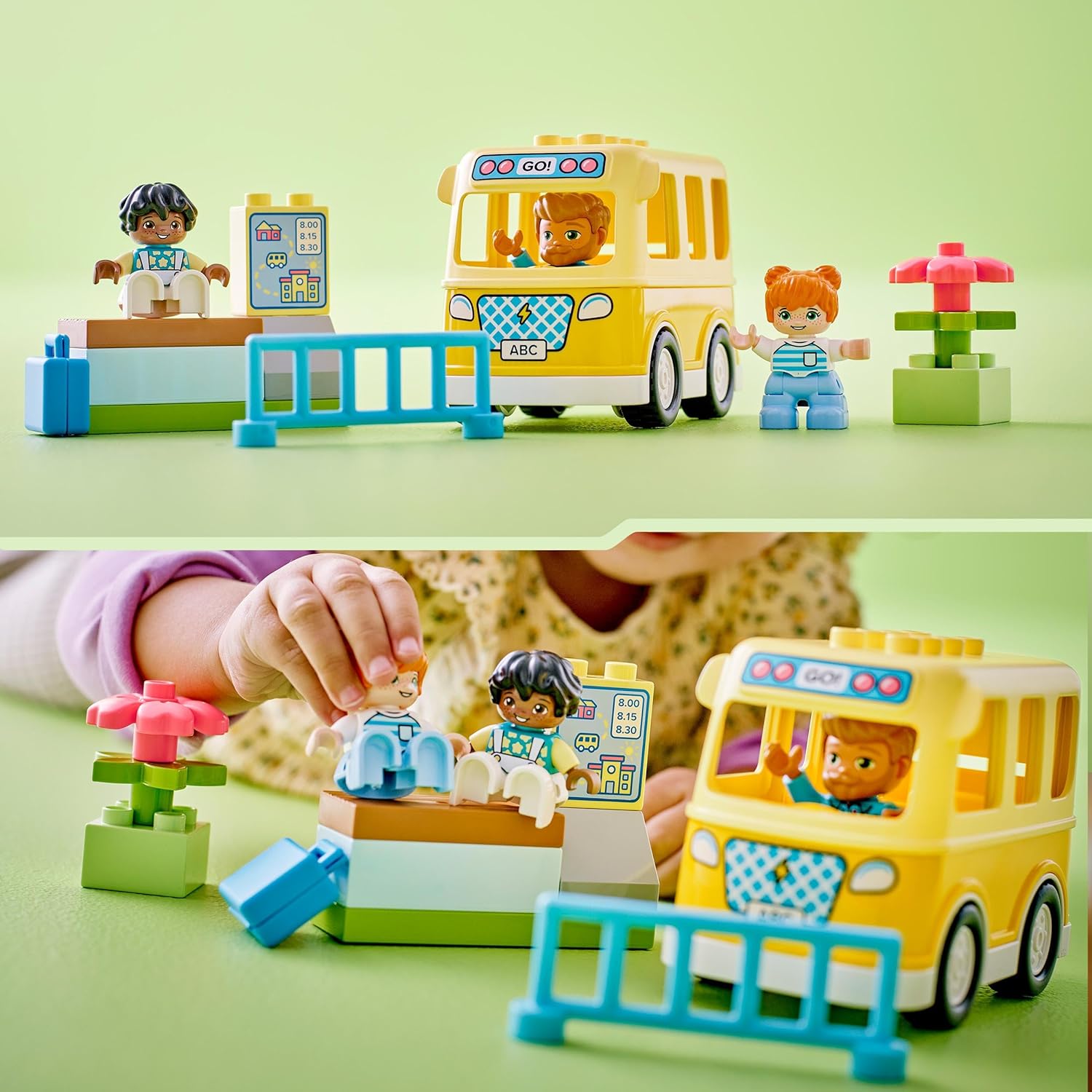 LEGO DUPLO Town The Bus Ride Building Kit for Ages 2+