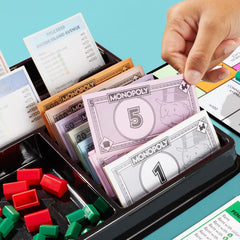 Monopoly Classic Refresh Board Game with Storage Tray and Larger Tokens 2 to 6 Players Family Games for Kids and Adults Ages 8+