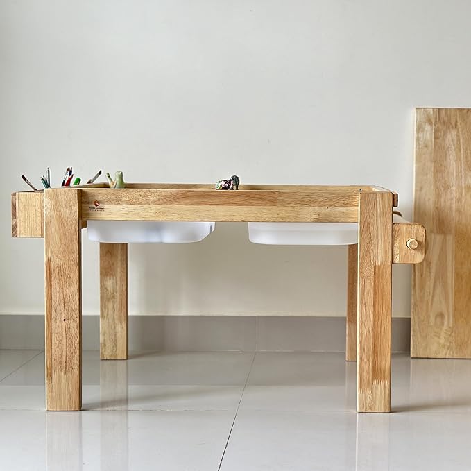 Kiddies Kingdom Sensory + Art + Study Table Table & Chair For Ages 3 and Above