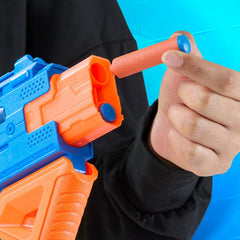 Nerf N Series Double Impact Blaster with 12 Official Nerf N1 Darts Compatible Only with Nerf N1 Blasters Pump Action Priming Ages 8 Years & Up
