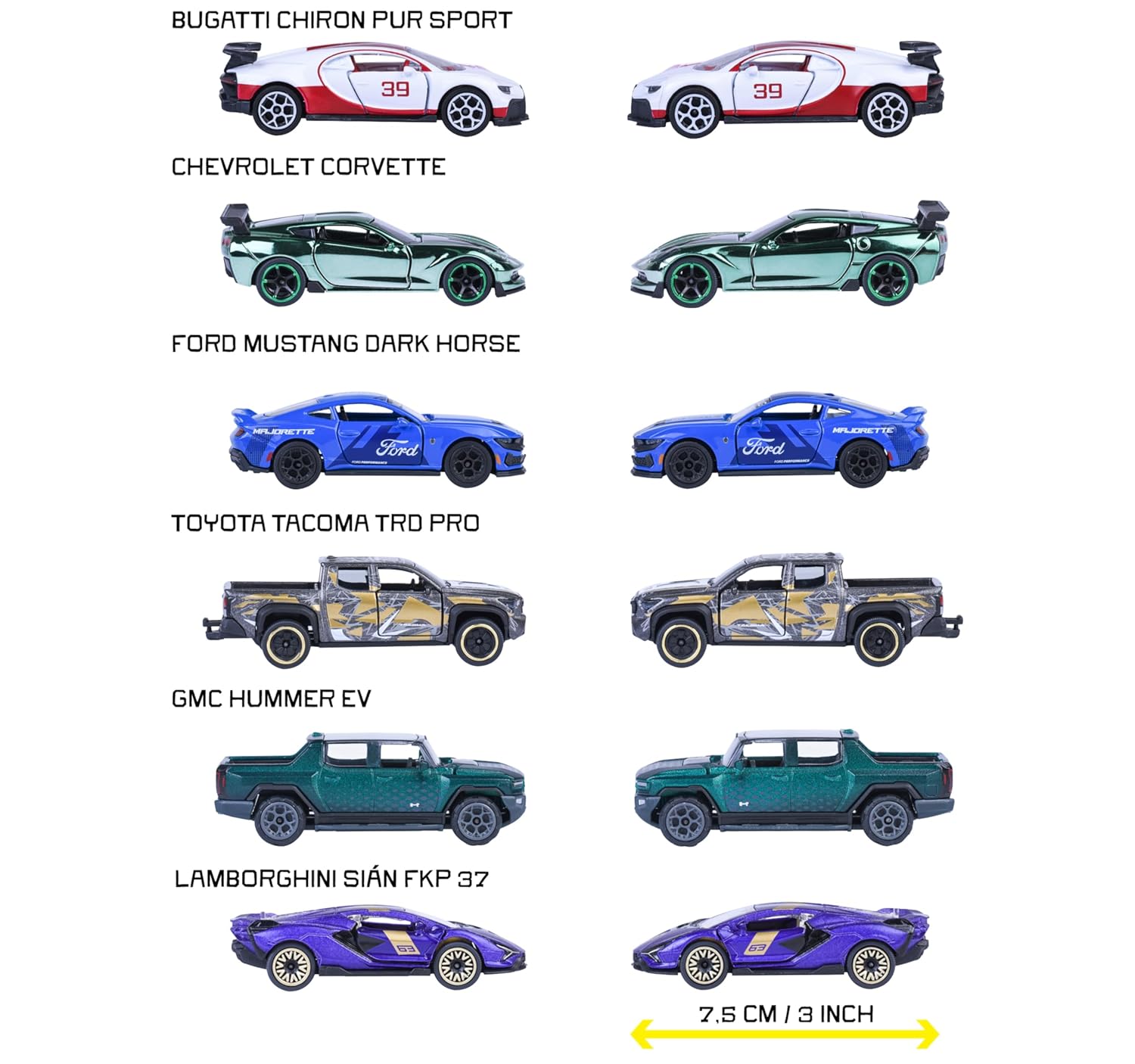 Majorette Auto Showroom Deluxe - Metal Toy Car with Collection Box & Opening Parts for Kids & Collectors Styles & Design May Vary - Only 1 Model Included