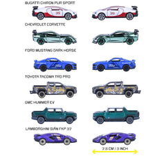 Majorette Auto Showroom Deluxe - Metal Toy Car with Collection Box & Opening Parts for Kids & Collectors Styles & Design May Vary - Only 1 Model Included