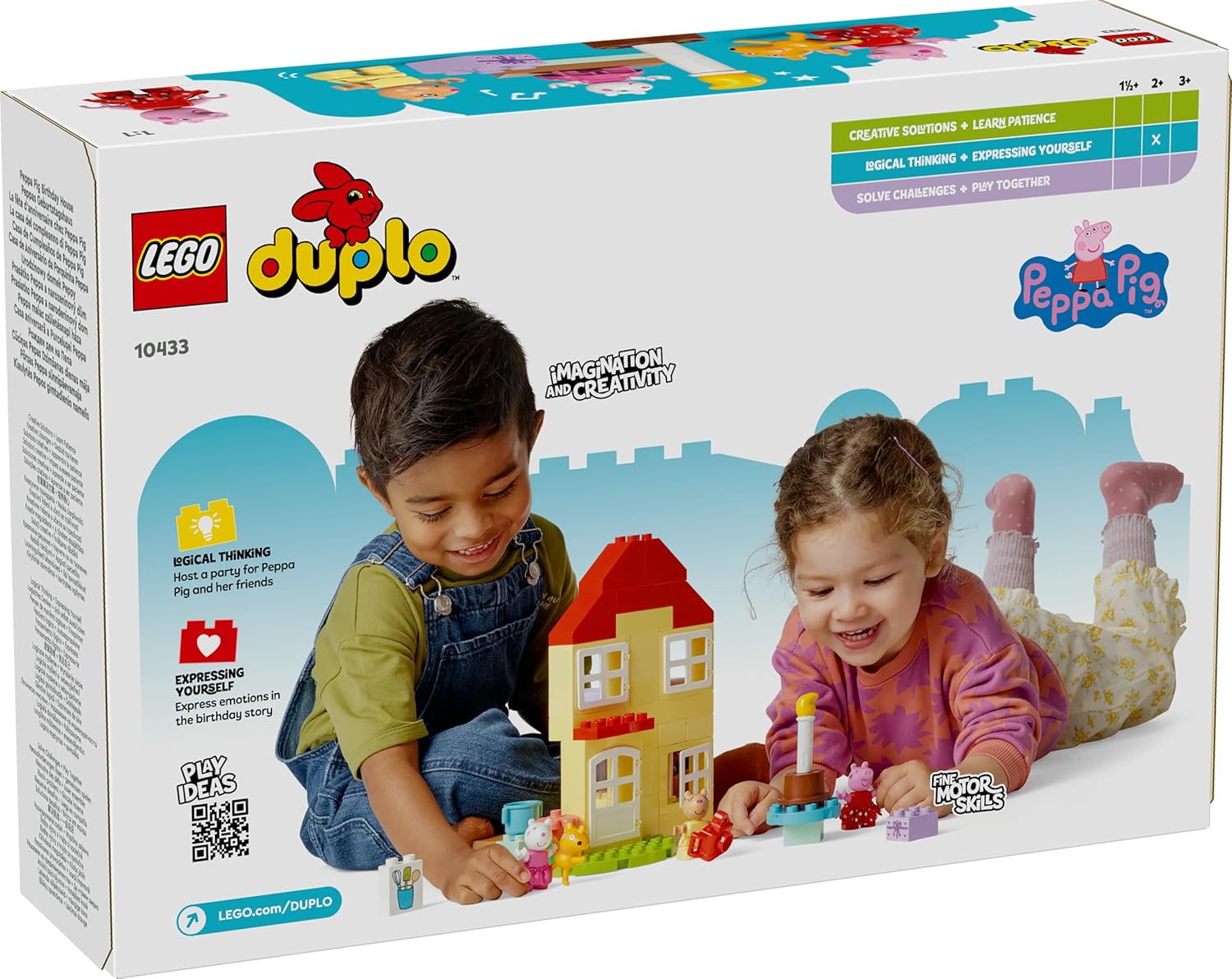 Buy LEGO DUPLO Peppa Pig Birthday House Playset Kit for Ages 2+