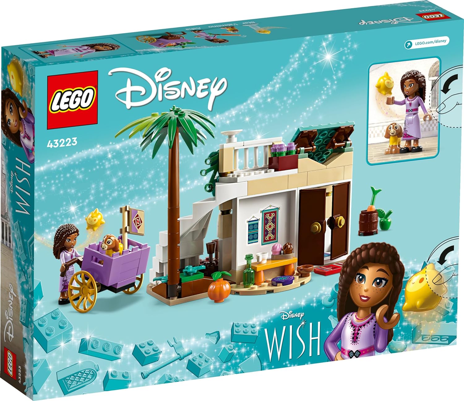 LEGO Disney Asha in The City of Rosas Building Kit for Ages 6+