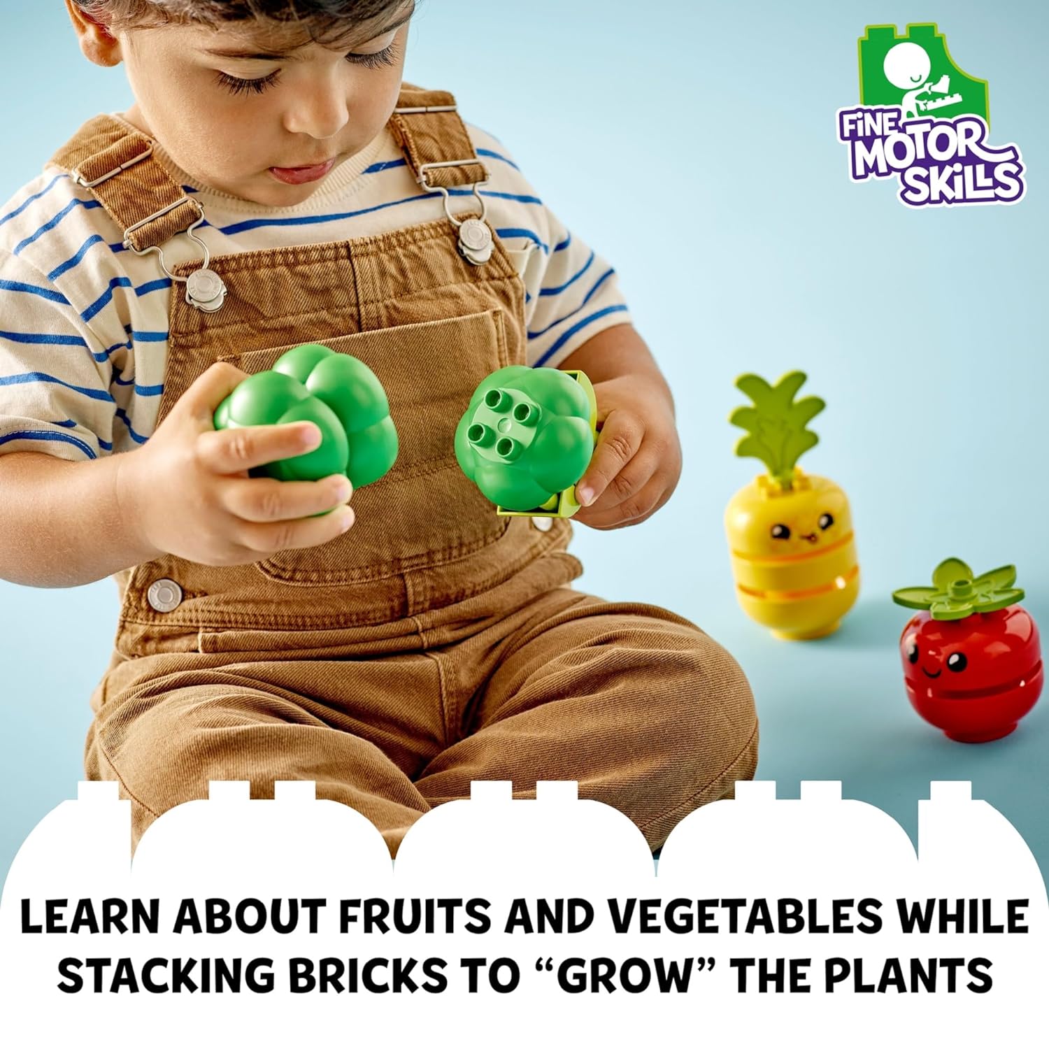 LEGO Duplo My First Fruit and Vegetable Tractor Building Kit for Ages 2+