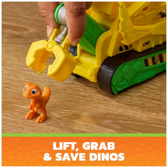 PAW Patrol The Dino Film Rubble's Dino Rescue Bulldozer Action Car Figure For Kids 3 Years and Above