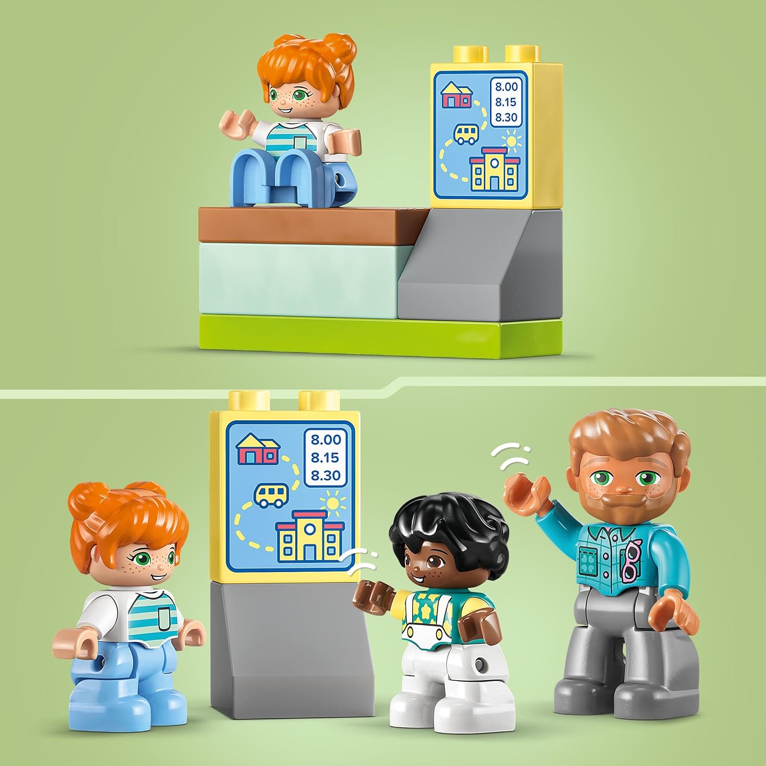 LEGO DUPLO Town The Bus Ride Building Kit for Ages 2+