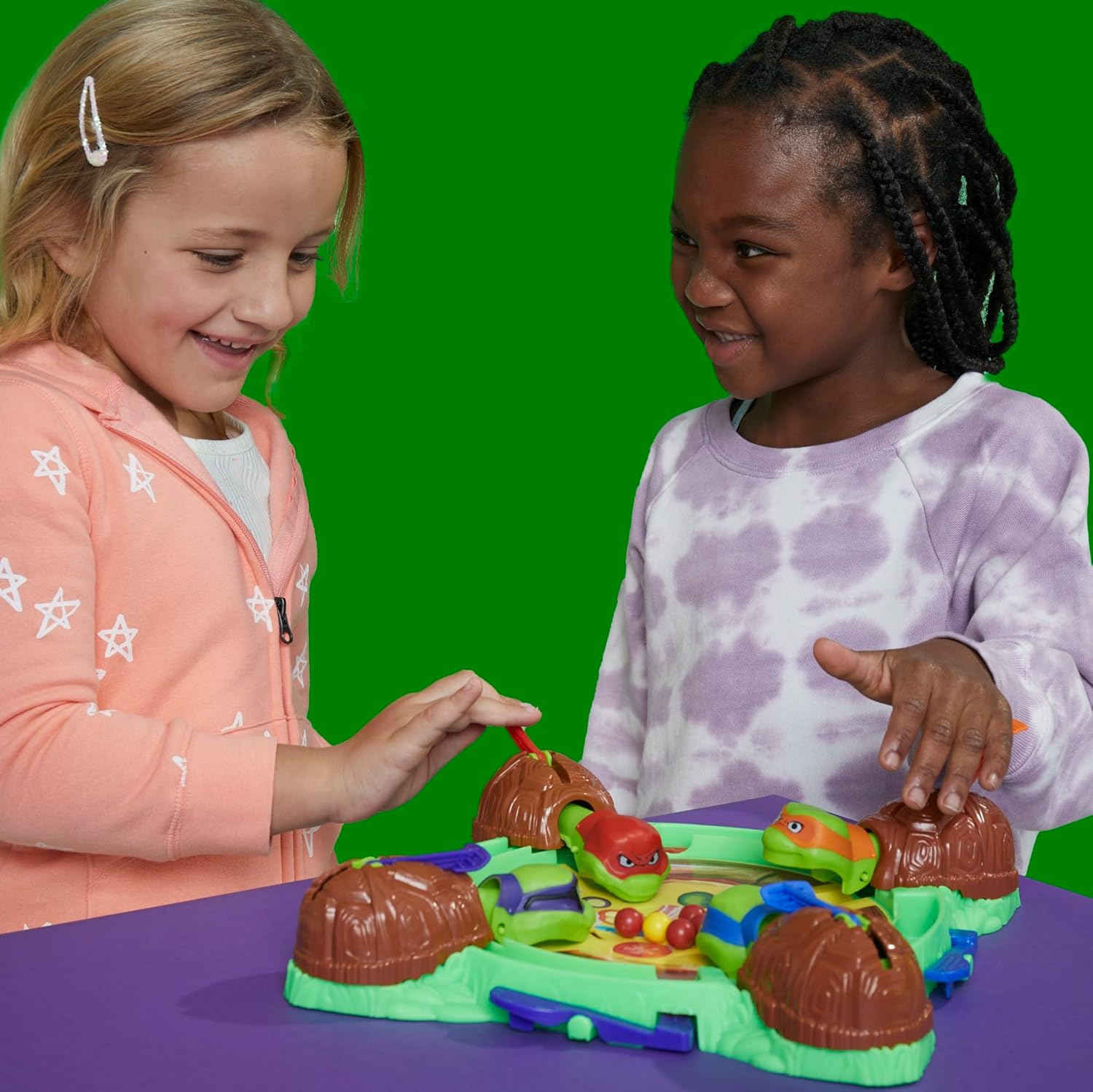 Hasbro Gaming Hungry Hungry Hippos: Teenage Mutant Ninja Turtles Edition Game for Ages Ages 4 and Up