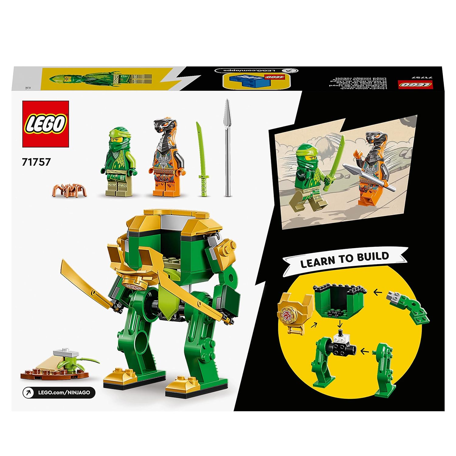 LEGO Ninjago Lloyd’s Ninja Mech Building Kit for Ages 4+