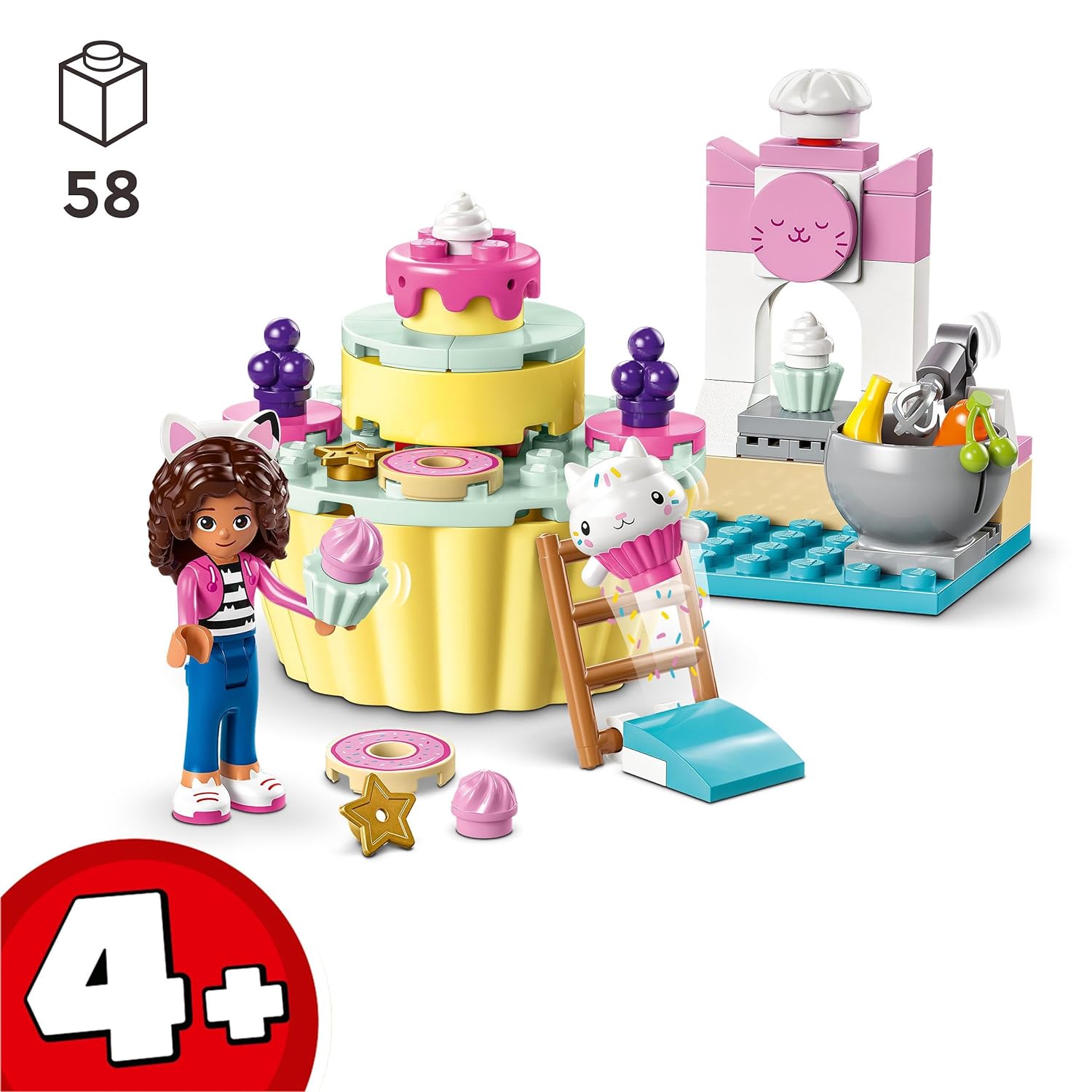 LEGO Gabby's Dollhouse Bakey with Cakey Fun Building Kit for Ages 4+