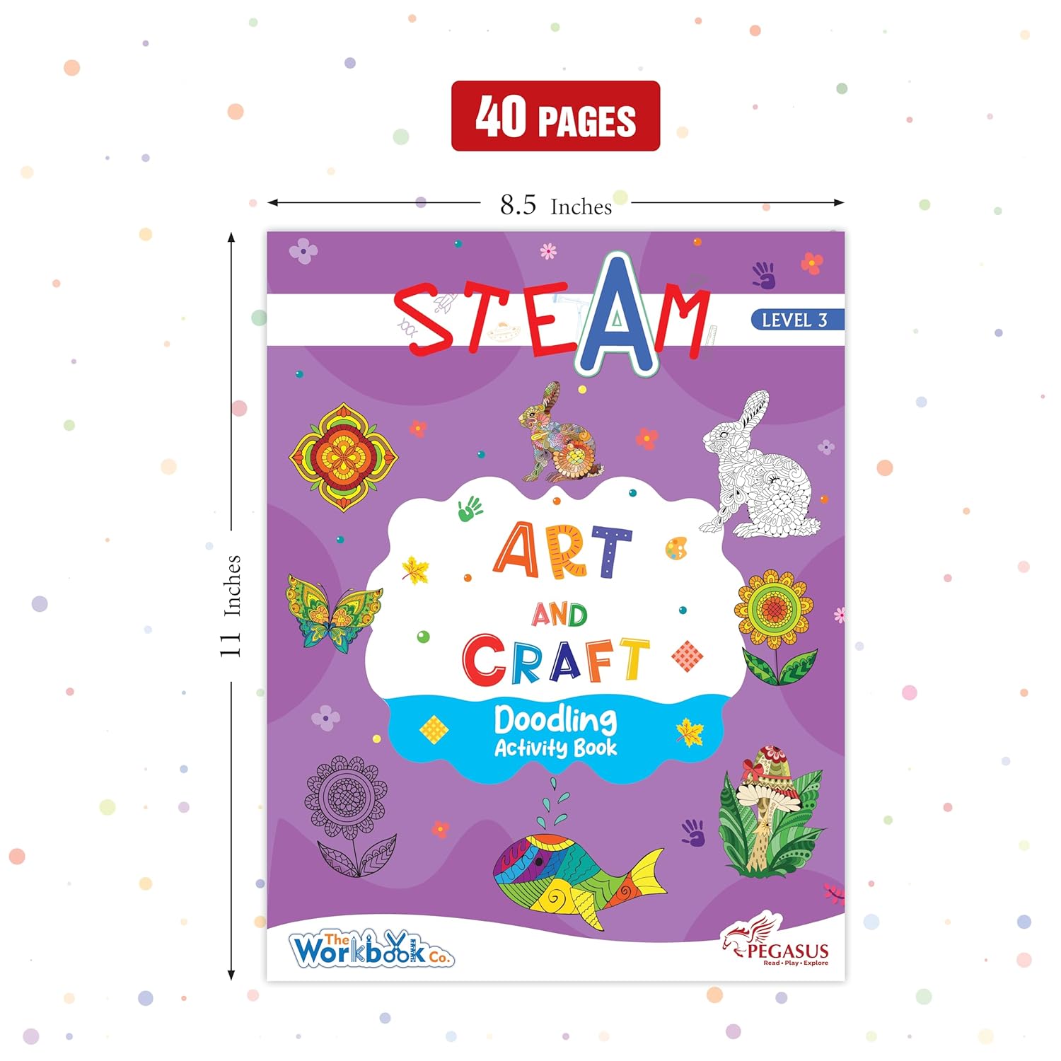 Pegasus Steam - Art & Craft - Doodling Activity Book