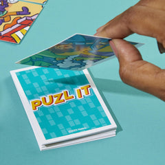 Hasbro Gaming Puzl It Pizza Party Competitive Puzzle Card Game for Ages 7 and Up
