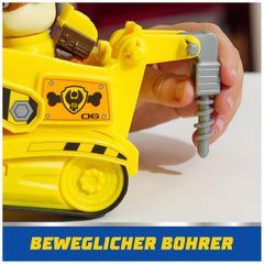 Paw Patrol Rubble Bulldozer Construction Vehicle with Removable Rubble Action Figures for Kids Ages 3+