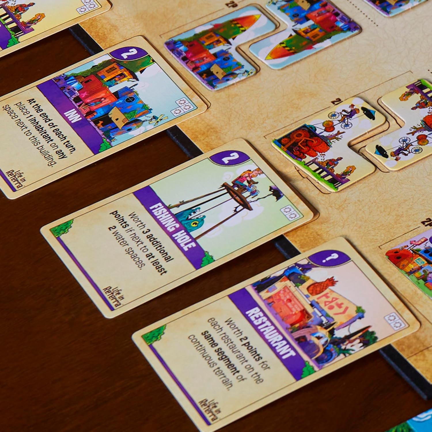 Hasbro Gaming Life in Reterra - A Community (Re) Building Strategy Board Game for Adults and Families for Ages 10+