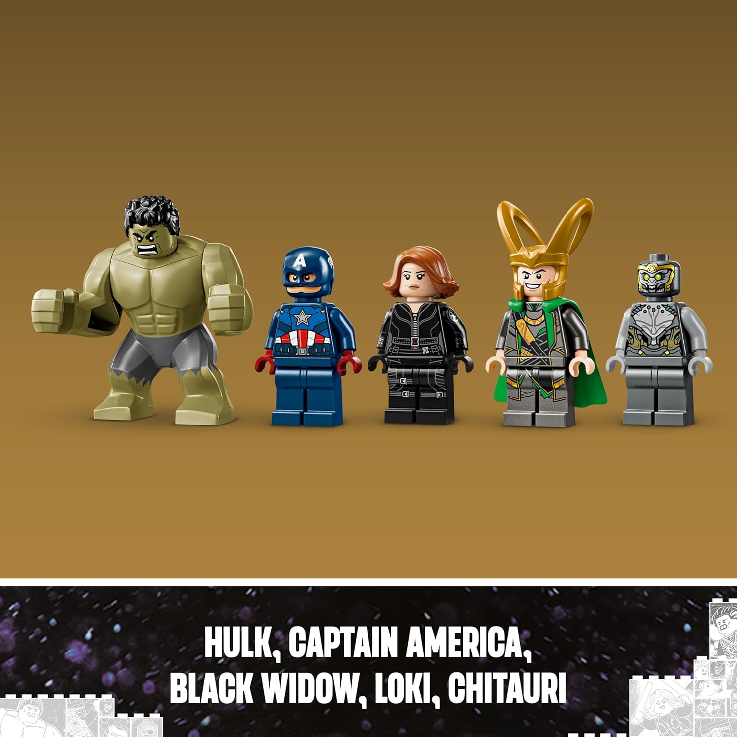 LEGO Marvel The Avengers vs. The Leviathan Building Kit For Ages 7+