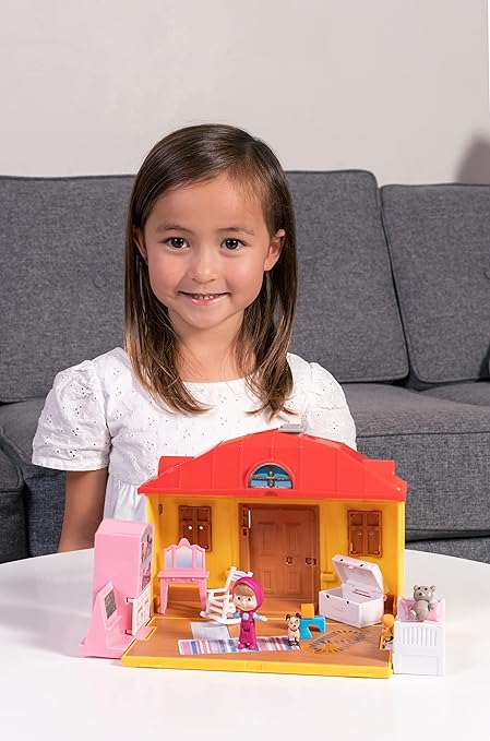 Simba Masha and The Bear Masha`s House Playset For Ages 3+