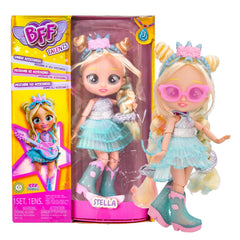 Cry Babies BFF Stella Fashion Doll With Long Hair Including Outfit And Accessories For Ages 3 And Up
