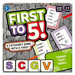 Skillmatics First to 5 Game with a Twist For Kids Ages 8+