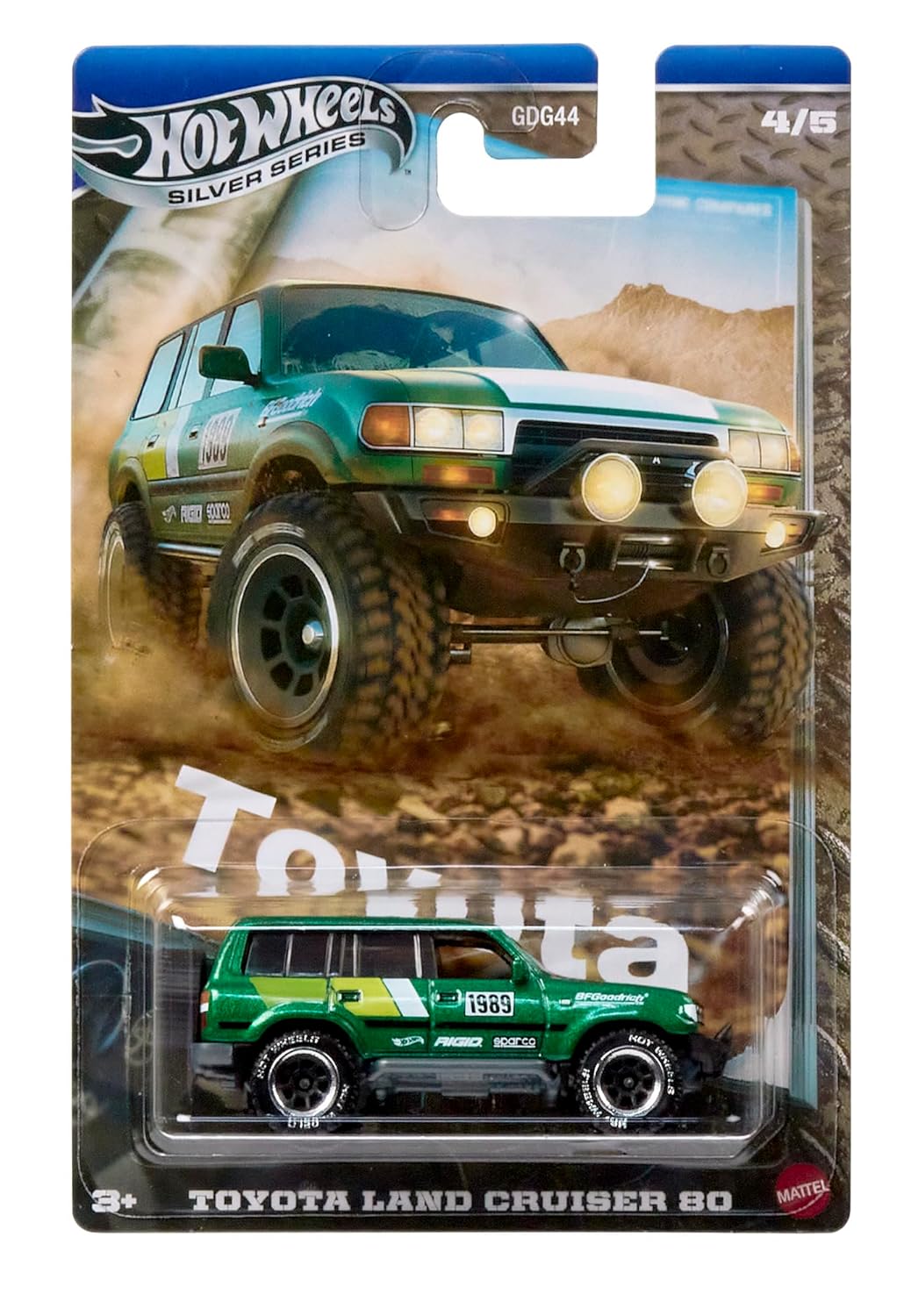 Hot Wheels 2025 Toyota Silver Celebration Series 1:64 Scale - Set Of 5 Cars