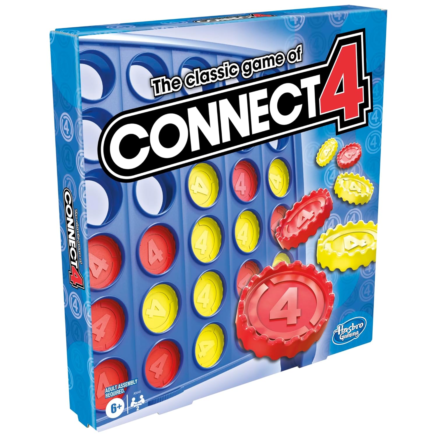 Hasbro Gaming The Classic Game of Connect 4 Strategy Board Game for Kids; 2 Player Board Games for Ages 6 Years and Up