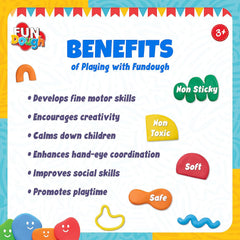 Funskool FunDough Fun Ice-Cream Shop Cutting & Moulding Playset for Ages 3-12 Years