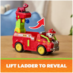 PAW Patrol The Dino Film Marshall's Dino Rescue Recycler Action Car Figure For Kids 3 Years and Above