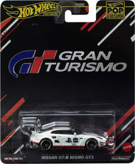 Hot Wheels 1:64 Scale Premium NISSAN GT-R GT3 Toy Car for Ages 4+