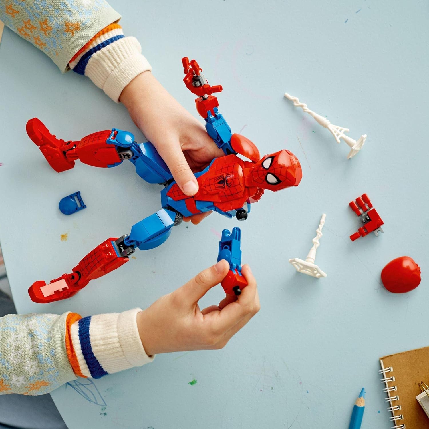 LEGO Marvel Spider-Man Figure Building Kit for Ages 8+