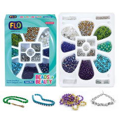 FLO Toys Beads Of Beauty: Scarlet Blue Diy Fashion Kit For Kids Ages 8+