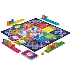 Monopoly Chance Board Game Fast-Paced Family & Party Board Game for Adults and Kids Ages 8+