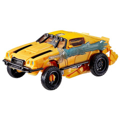 Transformers Rise of The Beasts Movie 10 Inch Beast Mode Bumblebee Converting Toy with Lights and Sounds for Ages 6 Years and Up