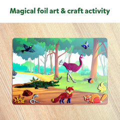 Skillmatics Foil Fun World of Animals - Art & Craft DIY Activity Kits for Ages 4 to 9 Years