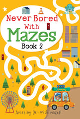 Booktopus Never Bored With Mazes Book Two for Kids Ages 4+