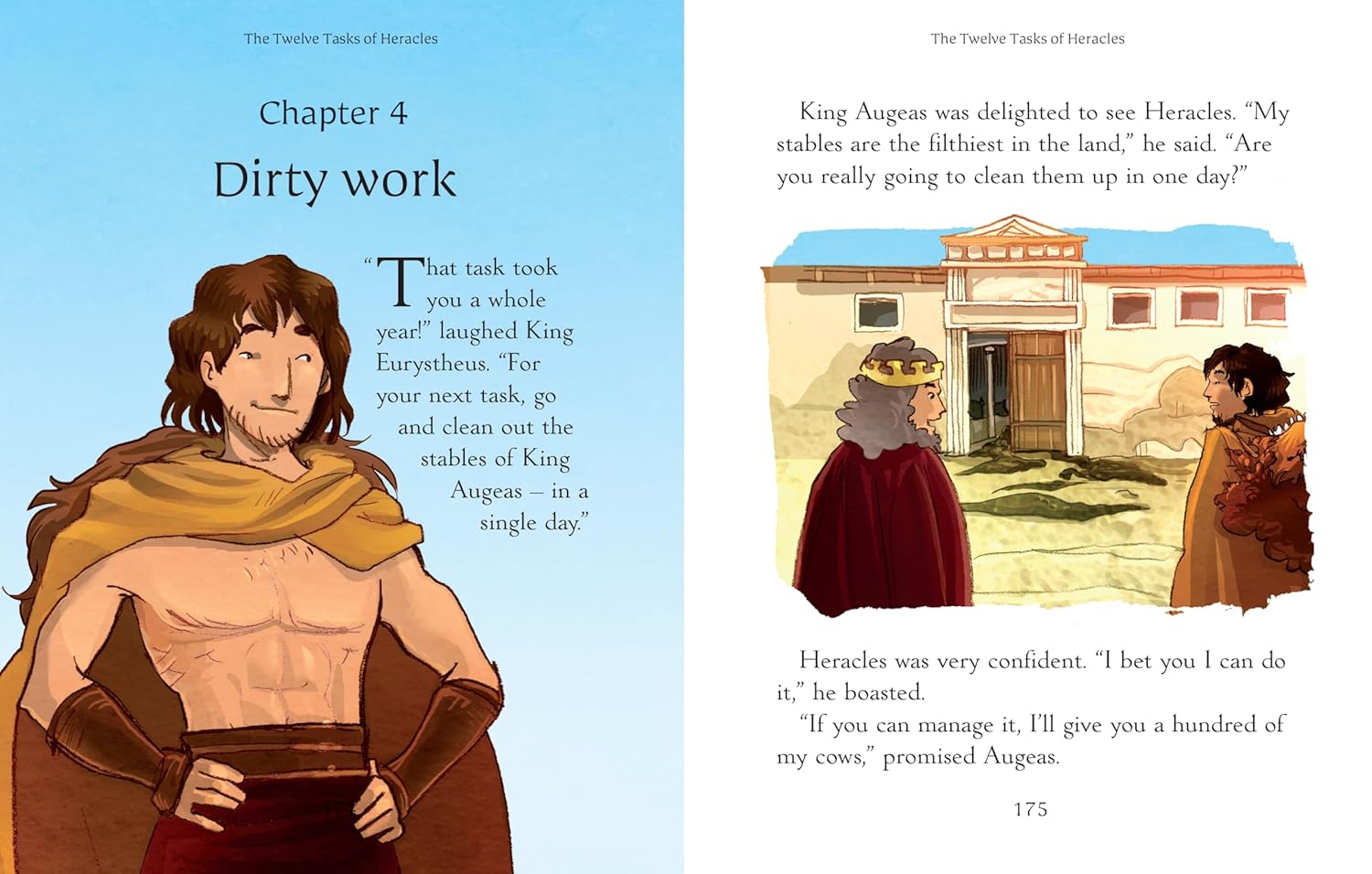 Illustrated Stories Greek Myths Story Book for ages 7+