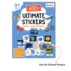 Pegasus 400+ Ultimate Stickers Book - Space and Science for 3+ Years Kids