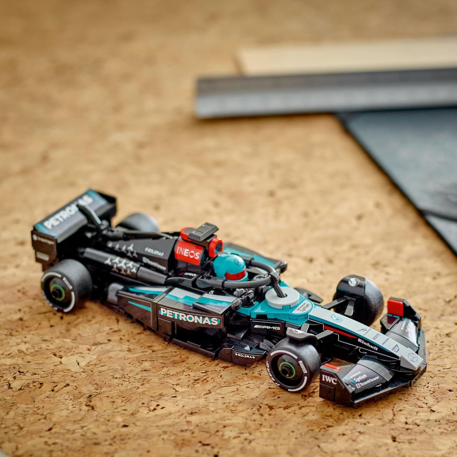 LEGO Speed Champions Mercedes-AMG F1 W15 Race Car Vehicle Building Kit For Ages 10+
