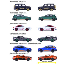 Majorette Auto Mercedes-AMG Deluxe - Metal Toy Car with Collection Box & Opening Parts for Kids & Collectors Styles & Design May Vary - Only 1 Model Included