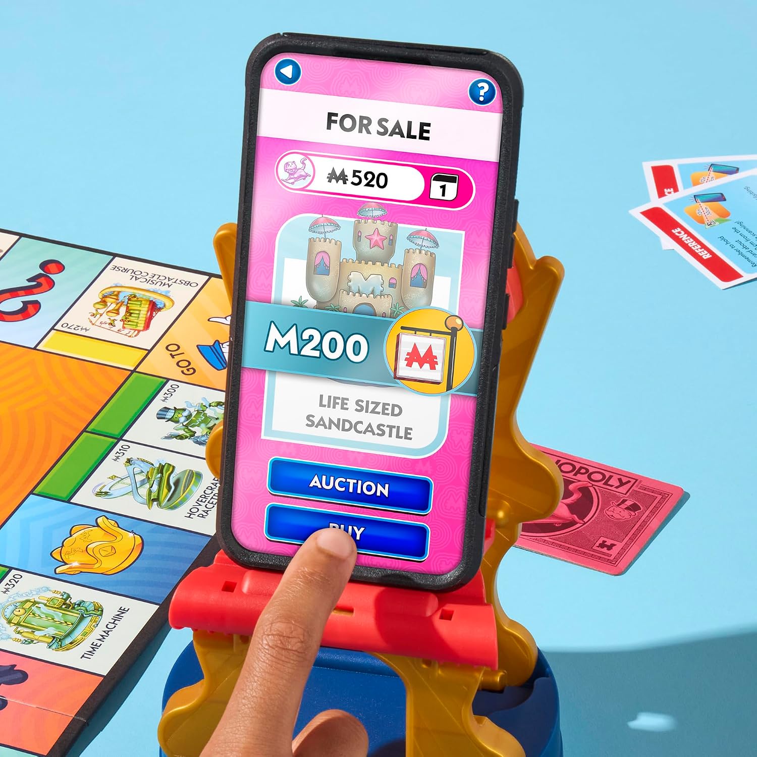Monopoly App Banking Links to Smart Devices, 2-6 Player Family Board Game for Kids & Adults Ages 8+