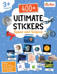 Pegasus 400+ Ultimate Stickers Book - Space and Science for 3+ Years Kids