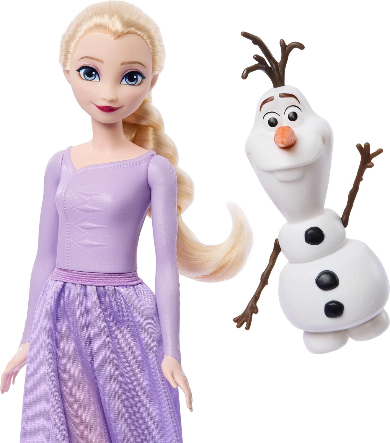 Disney Frozen Arendelle Elsa Doll With Olaf Figure for Kids Ages 3 Years & Up