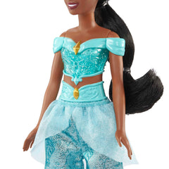 Disney Princess Jasmine Posable Fashion Doll with Sparkling Clothing and Accessories for Kids Ages 3+