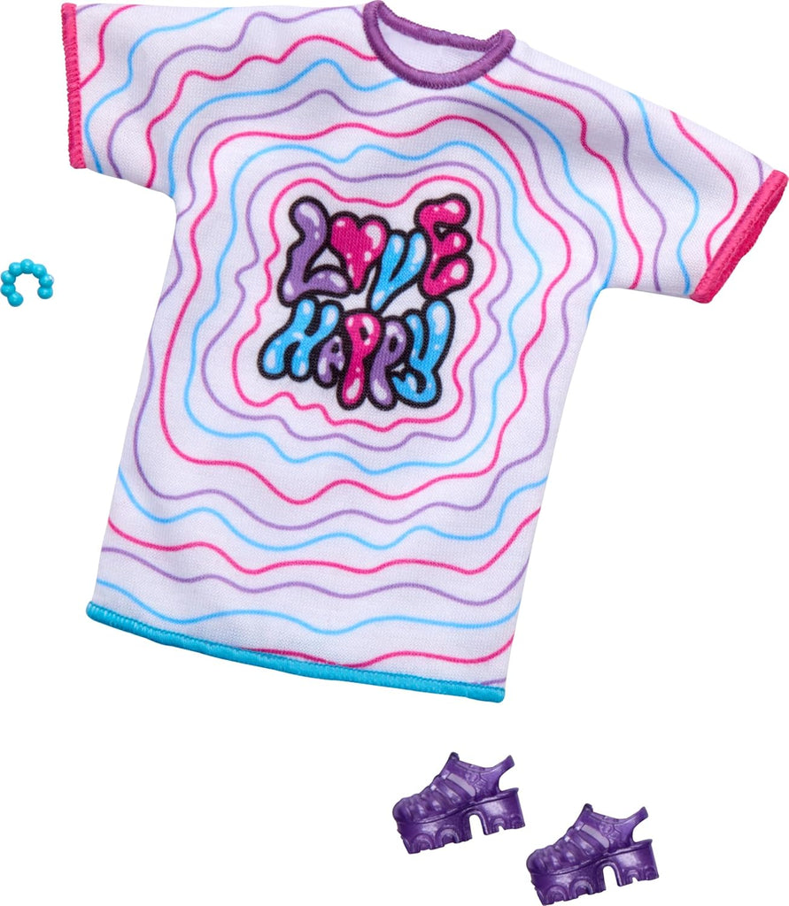 Barbie Doll Clothing, Fashion Pack With Oversized T-Shirt Dress &amp; Accessories