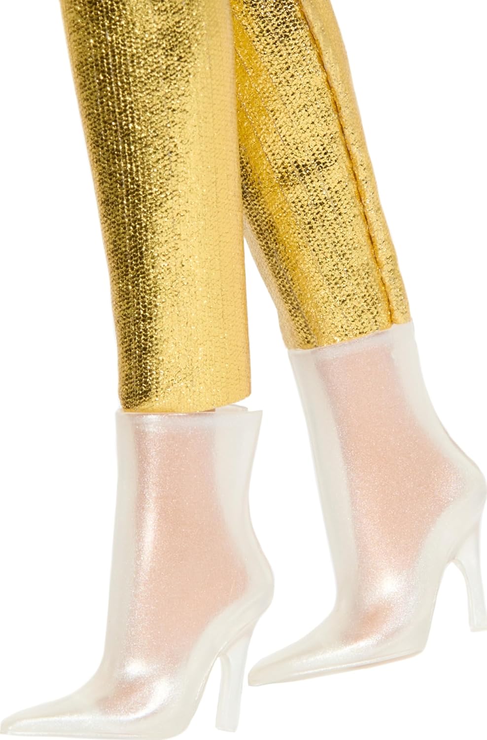 Barbie Fashionistas Doll #222, Petite With Blonde Wavy Hair, Golden Jumpsuit, 65th Anniversary Doll For Kids Ages 3+