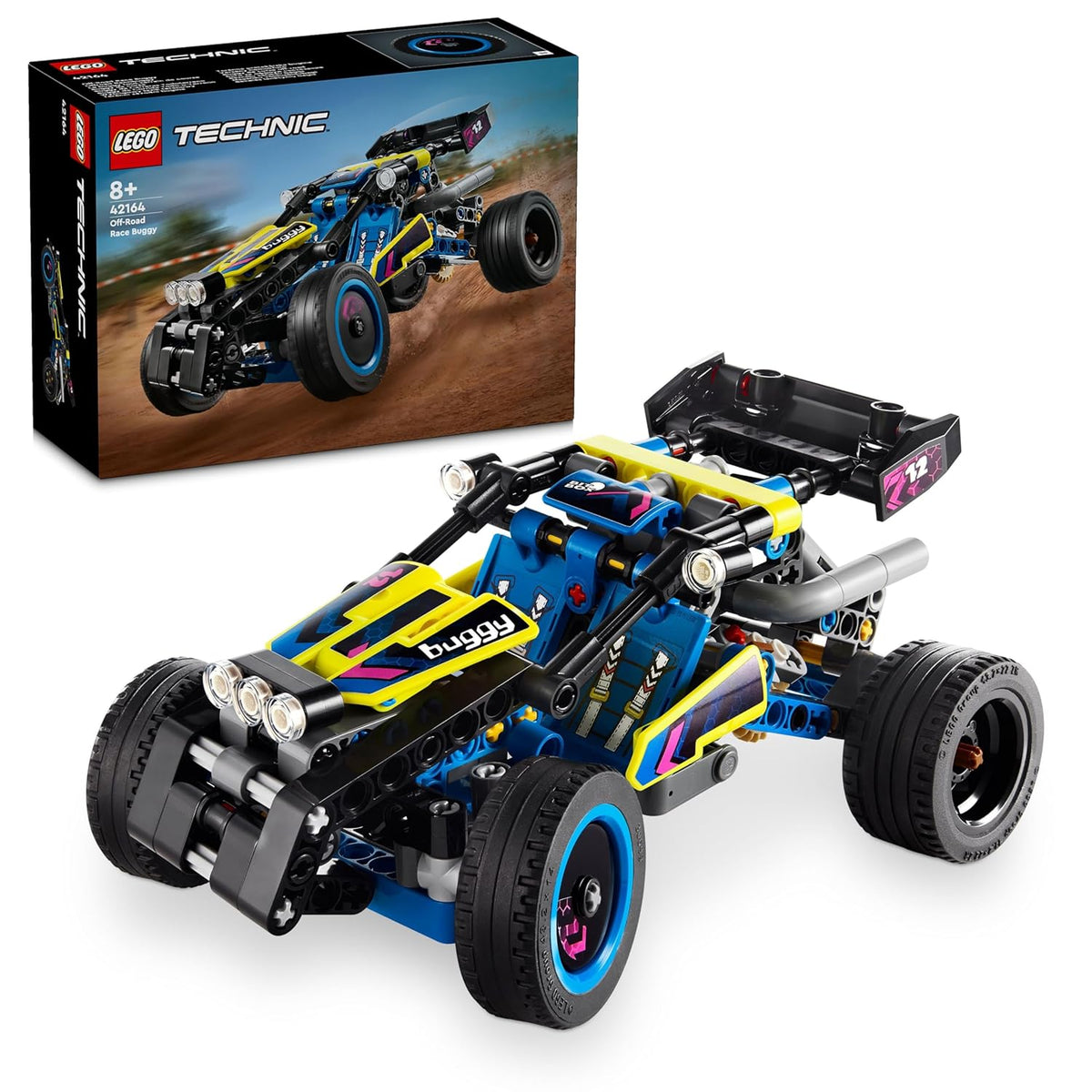 LEGO Technic Off-Road Race Buggy Car Building Kit for Ages 8+