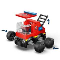 LEGO City Rides – Fire Truck - Mini Car Building Kit For Ages 5 Years & Up