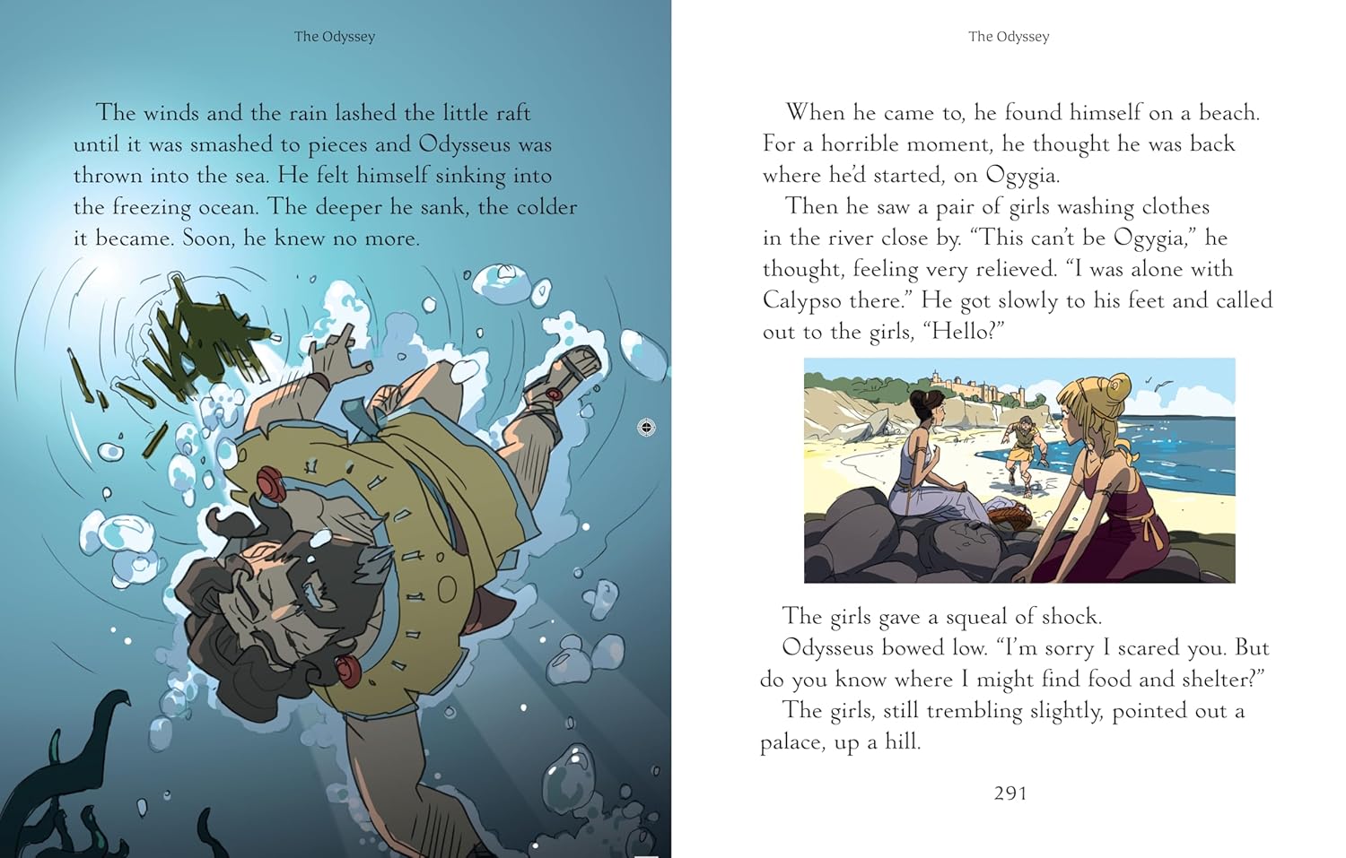 Illustrated Stories Greek Myths Story Book for ages 7+