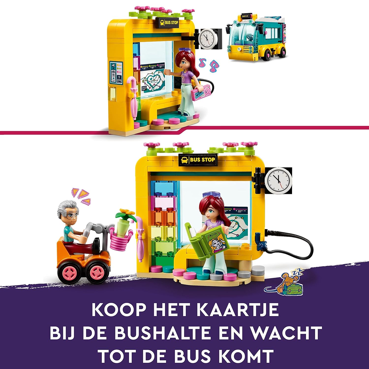 LEGO Friends Heartlake City Bus Building Kit For Ages 7+